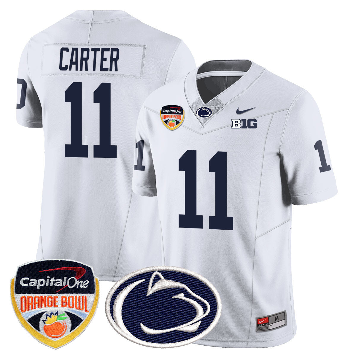 Men's Penn State Nittany Lions 2024 Orange Bowl Jersey - All Stitched
