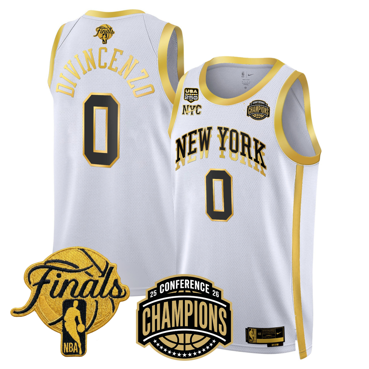 NYK 2026 Finals Limited Gold Jersey V2 - Stitched