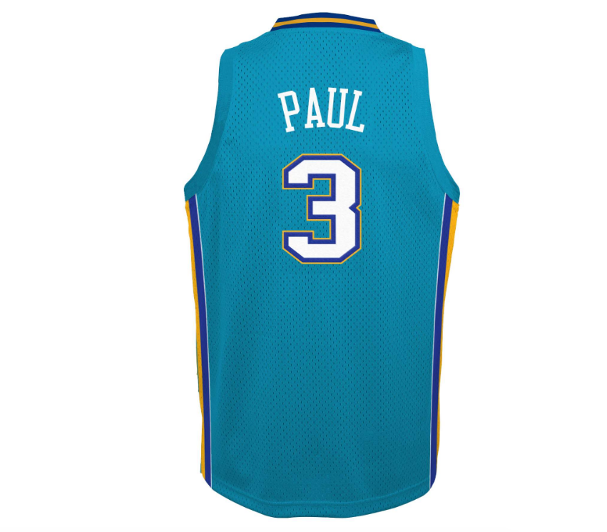 Chris Paul New Orleans Hornets Mitchell & Ness Teal 2005-06 Hardwood Classics Swingman Jersey