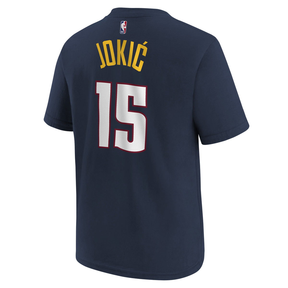 Nike Nikola Jokic Denver Nuggets Navy Icon Name & Number T-Shirt
