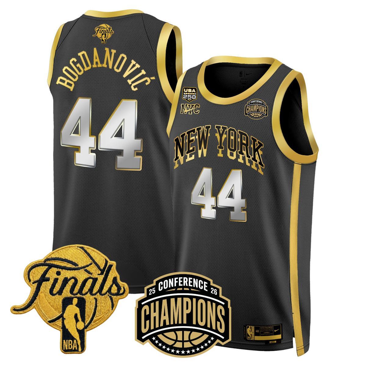 NYK 2026 Finals Limited Gold Jersey V2 - Stitched