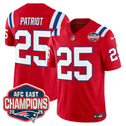 NE AFC East Champions Throwback Vapor Limited Jersey V2