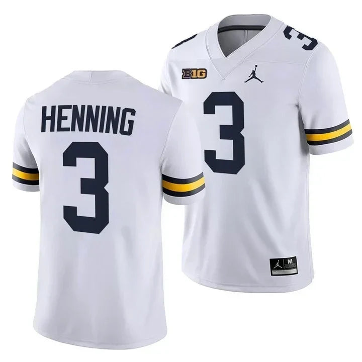 Men's Michigan Wolverines Players Jersey Game - All Stitched