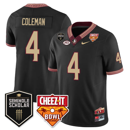 Men’s Florida State Seminoles Football Vapor Jersey – All Stitched