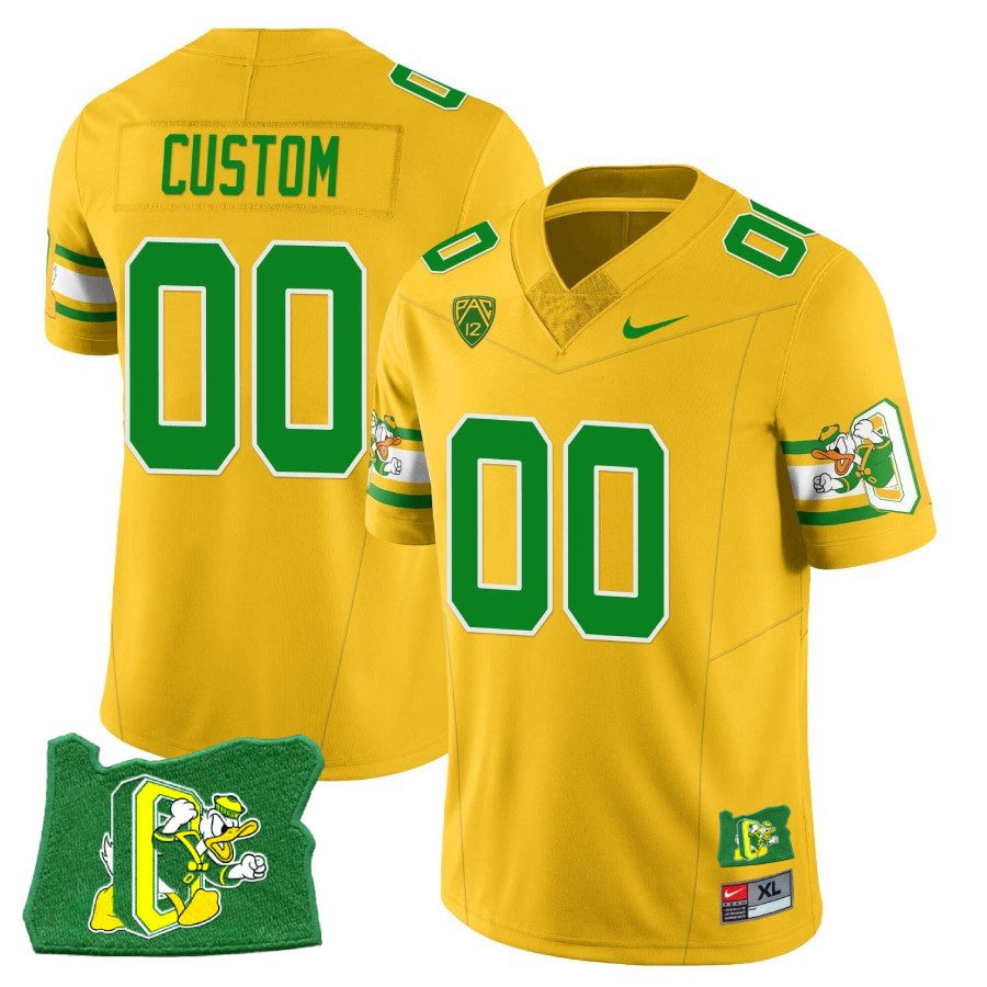 Men’s Oregon Ducks ‘Mighty Oregon’ Throwback Football Stitched Jersey – Oregon State