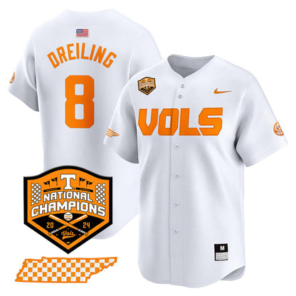 Women's Tennessee Volunteers 2024 National Champions Vapor Premier Limited Jersey V1 - All Stitched