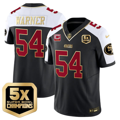 SF 5x Super Bowl Champions Vapor Limited Jersey - All Stitched