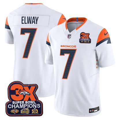 DEN 3-Time Champions Patch Vapor Limited Jersey