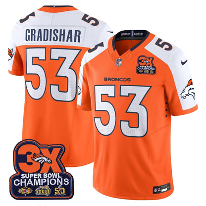 DEN 3-Time Champions Patch Vapor Limited Jersey