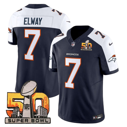 DB Super Bowl 50 Patch Vapor Limited Jersey