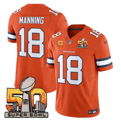 DB Super Bowl 50 Patch Vapor Limited Jersey