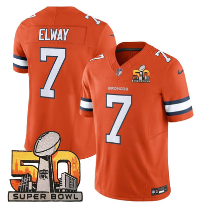 DB Super Bowl 50 Patch Vapor Limited Jersey