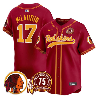 WR 75th Patch Throwback Vapor Premier Limited Jersey