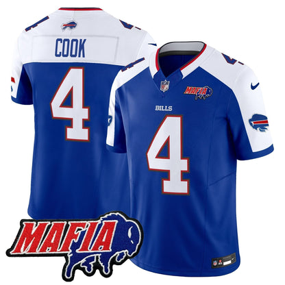 BB 2024 BUF Mafia Patch Vapor Limited Jersey