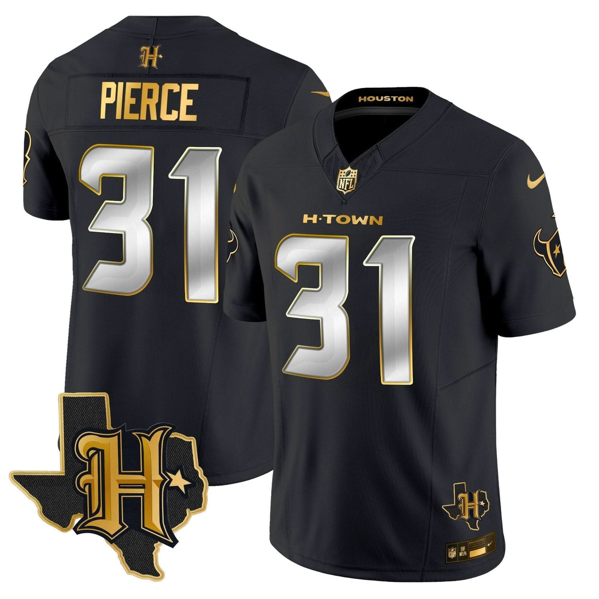 HT 2024 Texas Patch Gold Vapor Limited Jersey