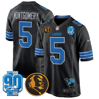 DET 2024 90th & John Madden Patch Game Jersey