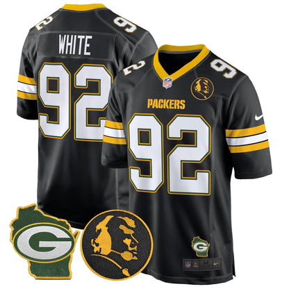 GB John Madden & Home Patch Game Jersey