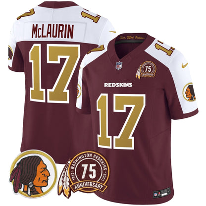 WR Throwback 75th Patch Vapor Limited Jersey