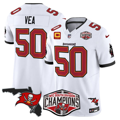 TB 2024 NFC South Division Champions Patch Vapor Limited Jersey