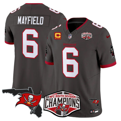 TB 2024 NFC South Division Champions Patch Vapor Limited Jersey