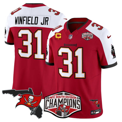 TB 2024 NFC South Division Champions Patch Vapor Limited Jersey