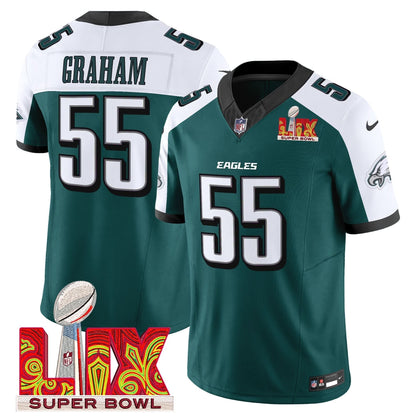 PE Super Bowl LIX Patch Vapor Limited Jersey