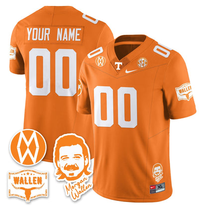 Men's Tennessee Volunteers Morgan Wallen 2025 Jersey - All Stitched