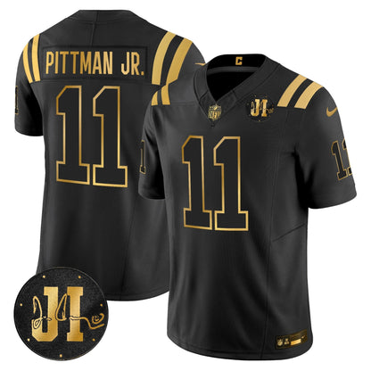 IND 2025 Jim Irsay Patch Gold Vapor Limited Jersey