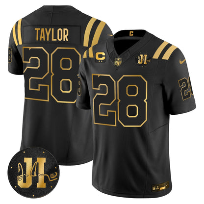 IND 2025 Jim Irsay Patch Gold Vapor Limited Jersey
