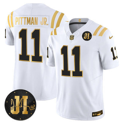 IND 2025 Jim Irsay Patch Gold Vapor Limited Jersey