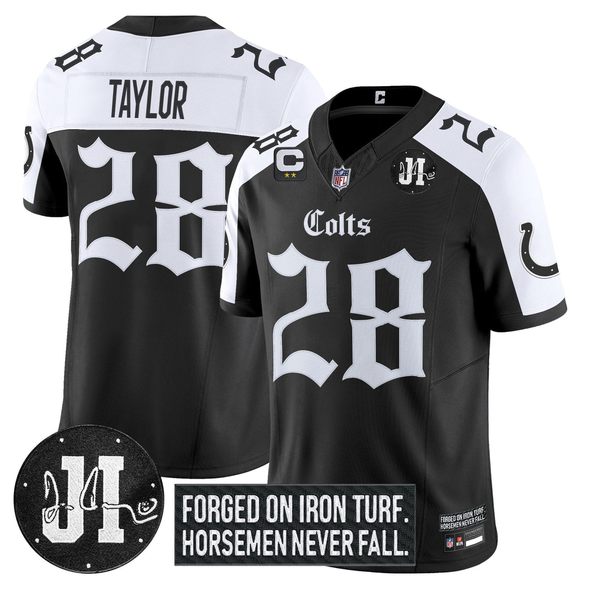 IND 2025 'Gothic Iron Hoof Edition' Vapor Limited Jersey - Jim Irsay Patch