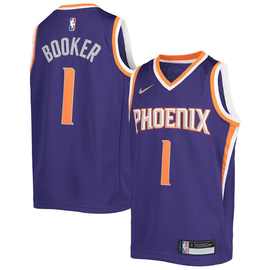 Devin Booker Phoenix Suns Nike Purple Icon Edition Swingman Jersey
