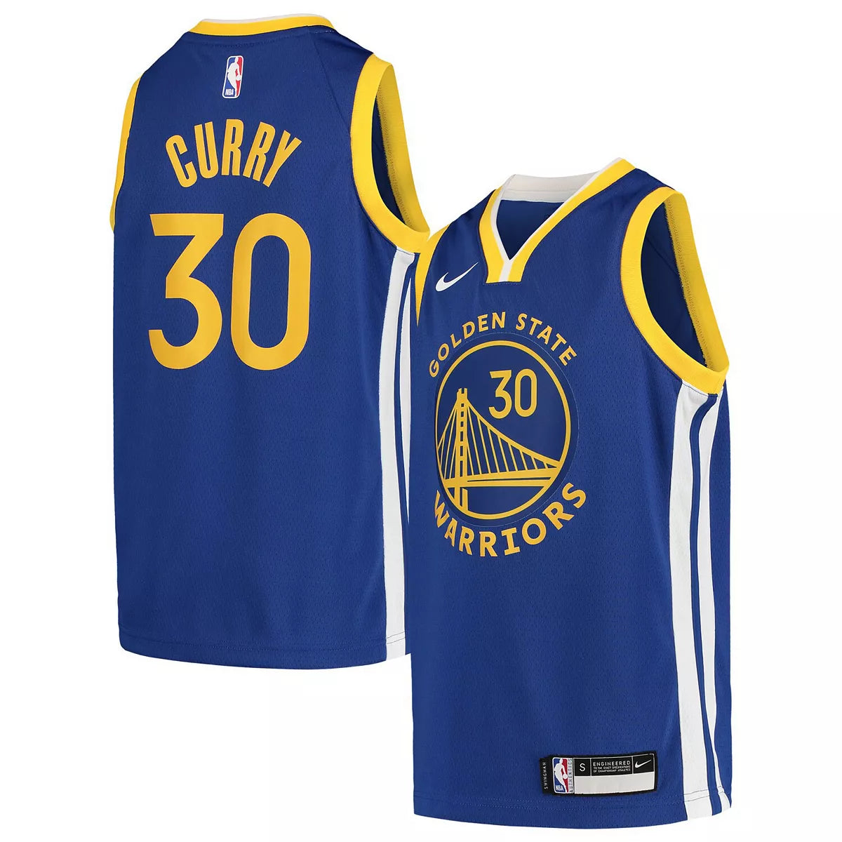 Golden State Warriors Stephen Curry Nike Royal Swingman Icon Jersey