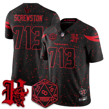 HOU 'Stranger Things Edition' Vapor Limited Jersey