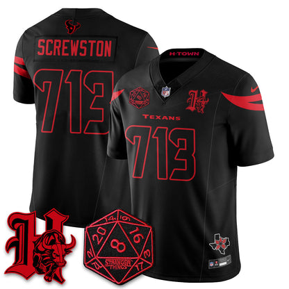 HOU 'Stranger Things Edition' Vapor Limited Jersey