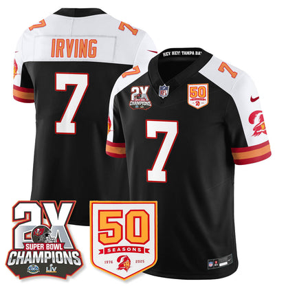TB 2-Time Champions Patch Throwback Vapor Limited Jersey
