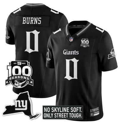 NYG 100th Seasons 'Gothic Gotham Edition' Vapor Limited Jersey