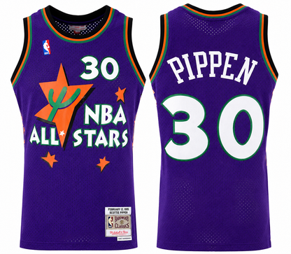 Men's Scottie Pippen Eastern Conference Mitchell & Ness 1995 All-Star Hardwood Classics Swingman Jersey - Purple