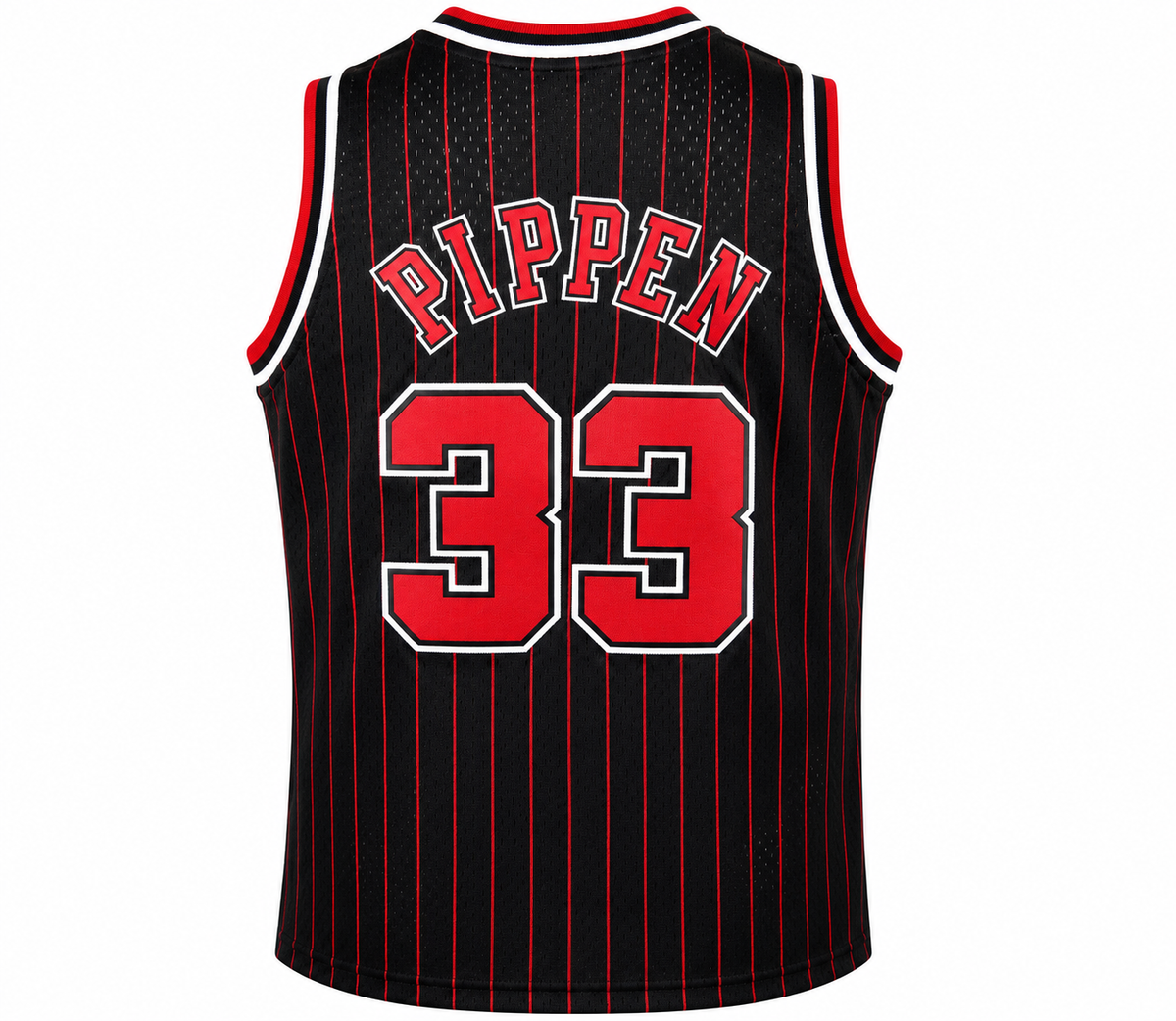 Chicago Bulls Scottie Pippen Mitchell & Ness Black 1995-96 Hardwood Classics Swingman Jersey