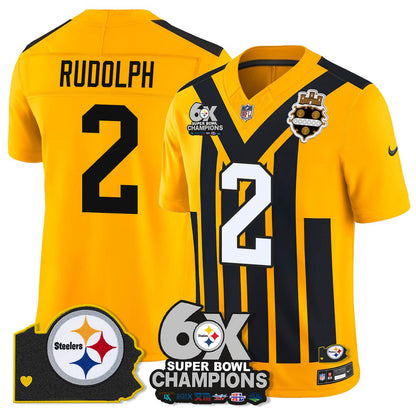 PIT 6-Time Champions Patch Vapor Limited Jersey