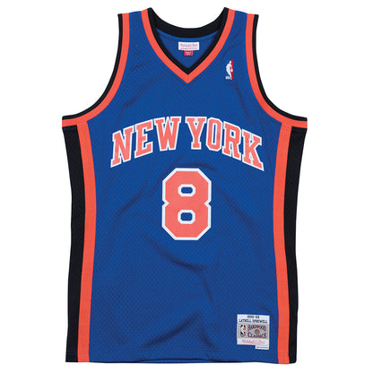 Latrell Sprewell Mitchell & Ness 98-99 Road Swingman Jersey
