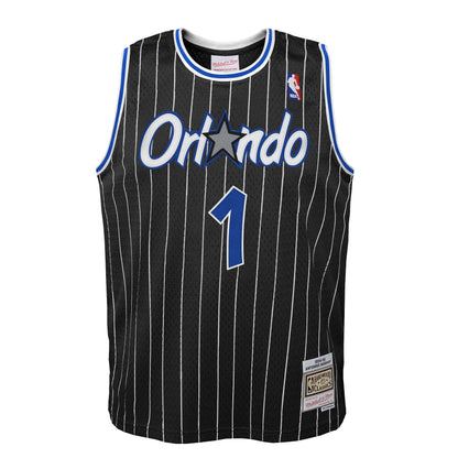 Orlando Magic Anfernee  Penny Hardaway Mitchell & Ness 1994 NBA Black Hardwood Classic Swingman Jersey