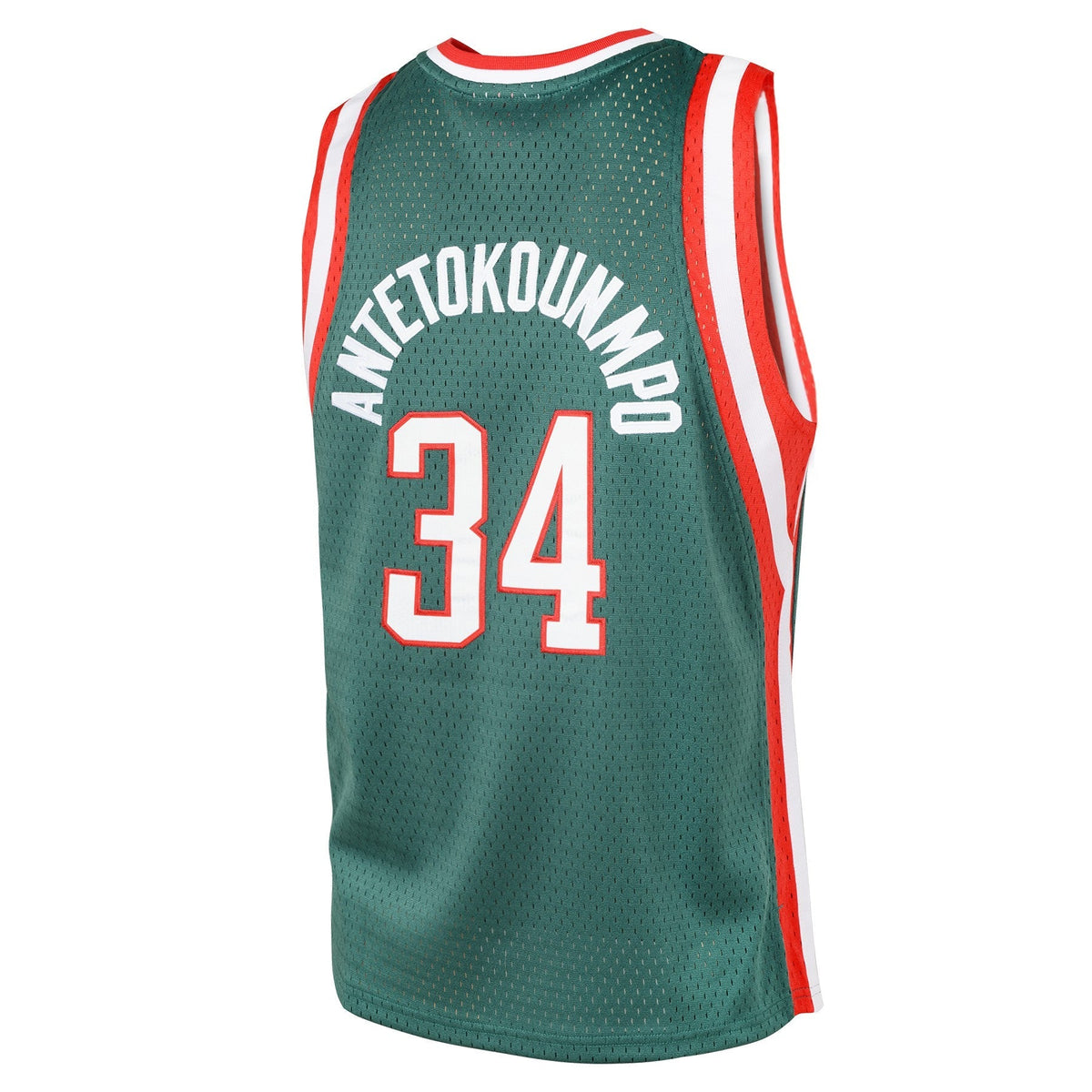 Milwaukee Bucks Giannis Antetokounmpo Mitchell & Ness Kelly Green Hardwood Classics Swingman Jersey