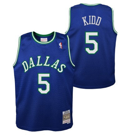 Jason Kidd Dallas Mavericks Mitchell & Ness Blue 1994-95 Hardwood Classics Swingman Jersey
