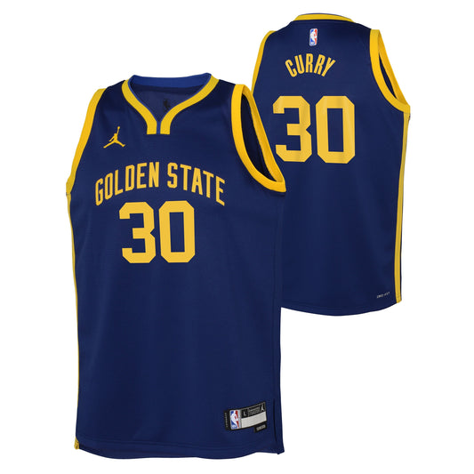 Golden State Warriors Stephen Curry Nike Statement Edition Navy Swingman Icon Jersey