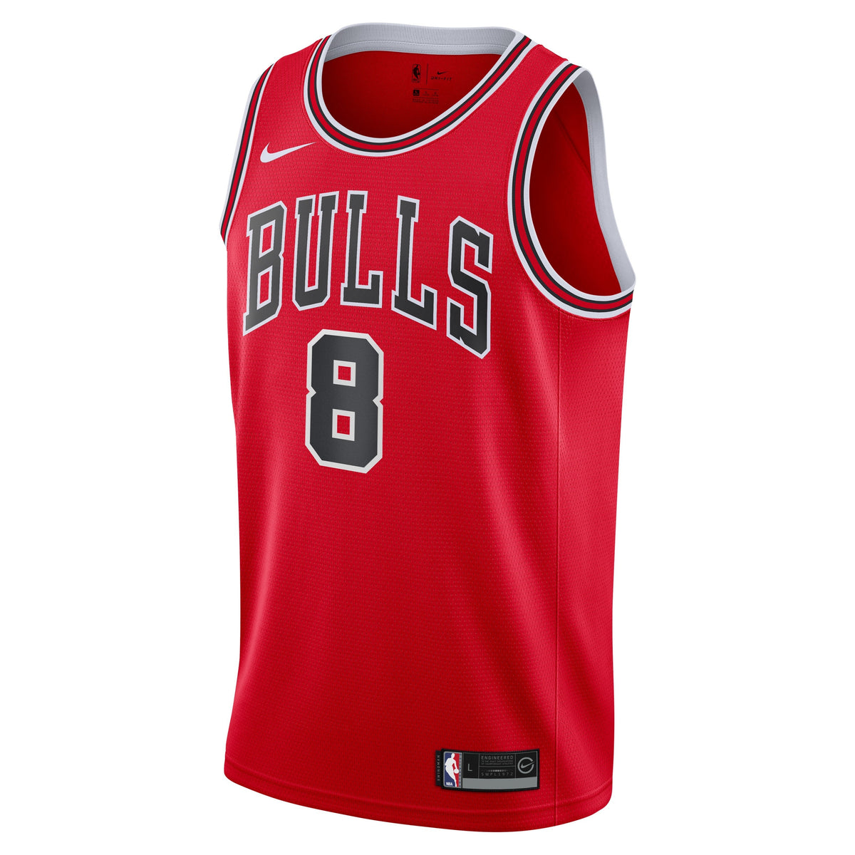 Chicago Bulls Zach Lavine Red Nike Swingman Icon Jersey