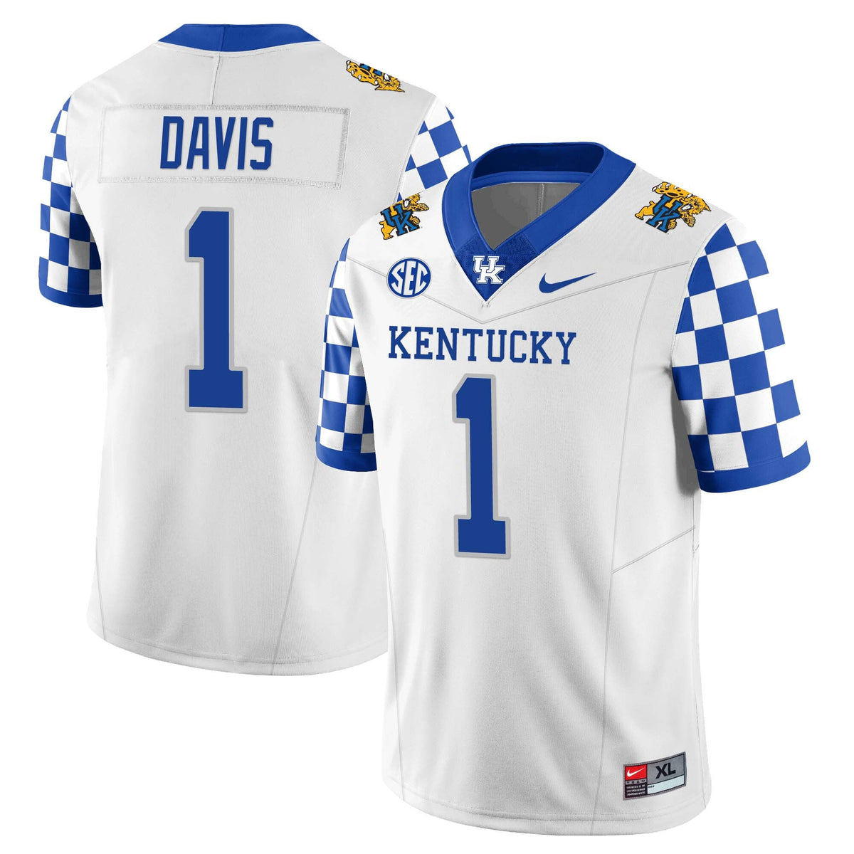 Men’s Kentucky Wildcats Football Jersey – All Stitched