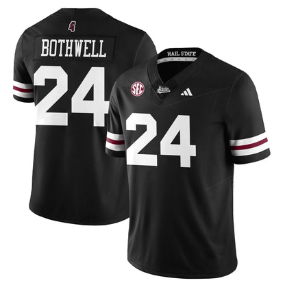 Custom Mississippi State Football "Darkness" Limited Jersey - All Stitched