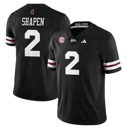 Custom Mississippi State Football "Darkness" Limited Jersey - All Stitched