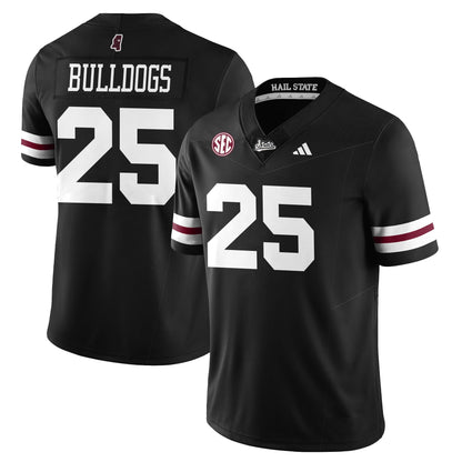 Custom Mississippi State Football "Darkness" Limited Jersey - All Stitched